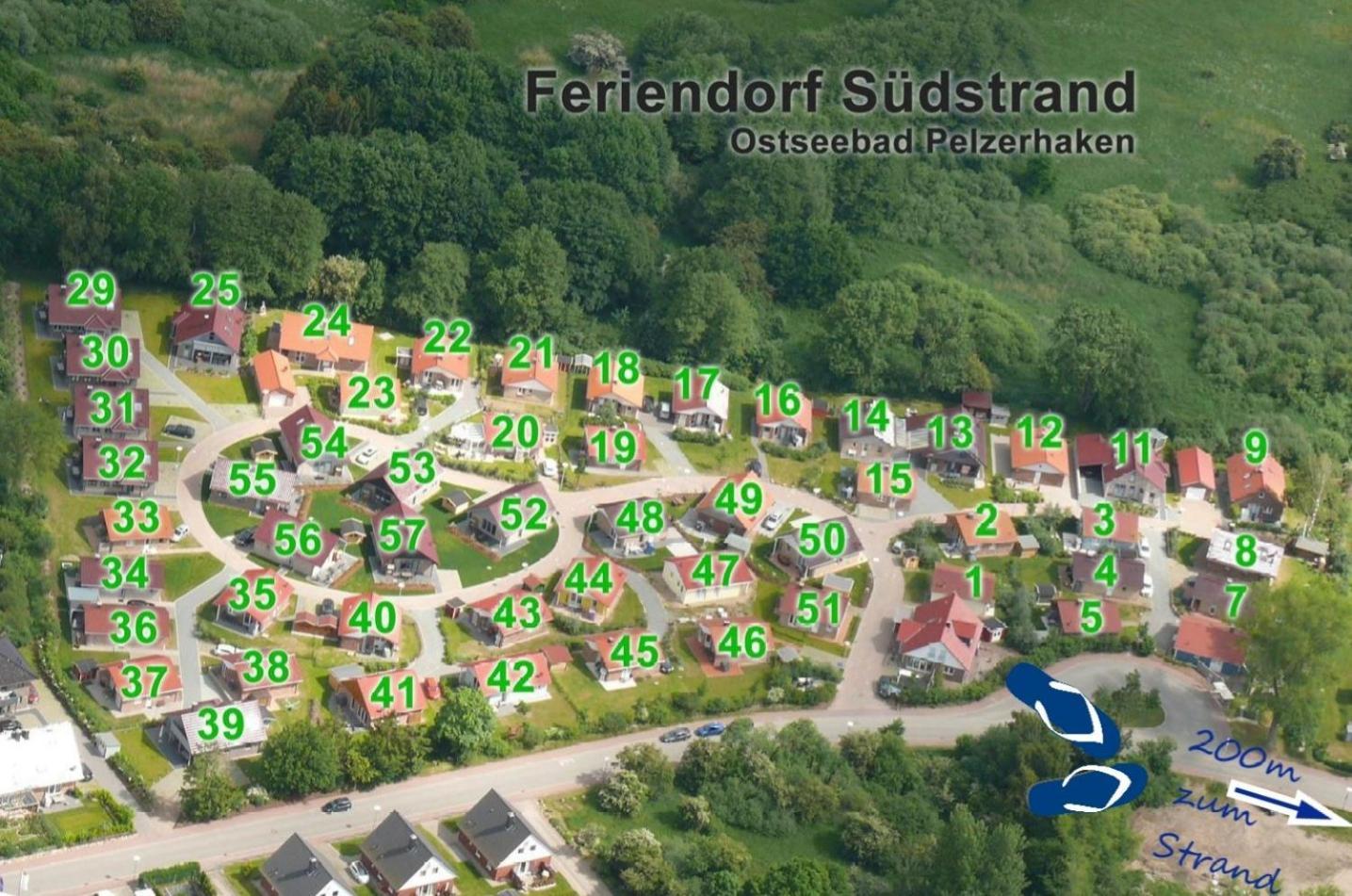 Feriendorf Suedstrand Haus 09 ペルツァーハケン エクステリア 写真